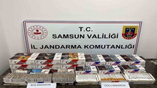 Jandarmadan kaçak tütün satıcılarına baskın