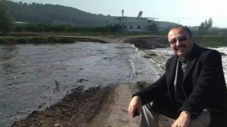 Karaçay suyunun aniden yükselmesinden mahalleli tedirgin