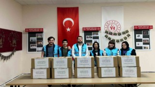 Karamanda gönüllü üniversite öğrencileri iyilikte yarışıyor