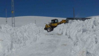 Karsta kar geçit vermiyor. 29 köy yolu ulaşıma kapandı