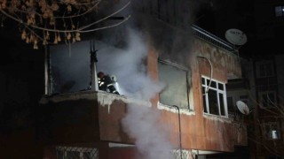 Kayseride ikamette çıkan yangında 1 kişi dumandan etkilendi