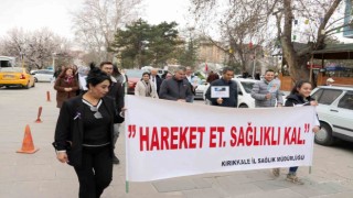 Kırıkkalede bu iki hastalığa dikkat çekmek için yürüdüler
