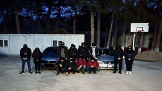 Kırklarelide 8 kaçak göçmen yakalandı