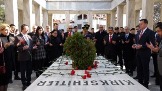 Kırklarelinde Çanakkale Deniz Zaferi ve Şehitleri Anma Günü töreni