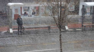 Kırşehirde kar yağışı etkili oldu