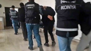 Konyada binlerce uyuşturucu hap yakalandı