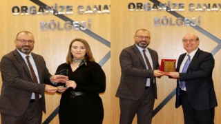 Kütahya Organize Sanayi Bölgesinde ödül töreni