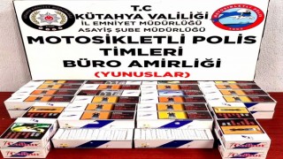Kütahyada 500 paket makaron ele geçirildi