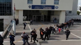 Mahzen-3 operasyonunda yakalanan 52 şüpheli adliyeye sevk edildi