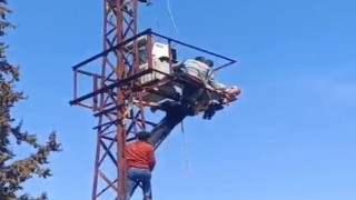 Mardinde elektrik akımına kapılan kişi ağır yaralandı