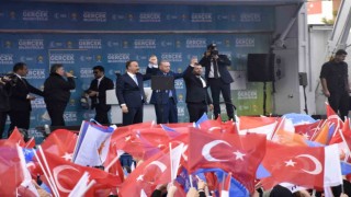 Mardinde halka hitap eden Cumhurbaşkanı Erdoğan kentten ayrıldı