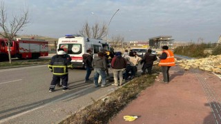 Mardinde istinat duvarı yıkıldı: 2 yaralı