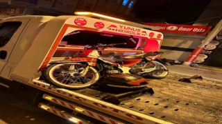 Mardinde motosiklet devrildi: 2 yaralı