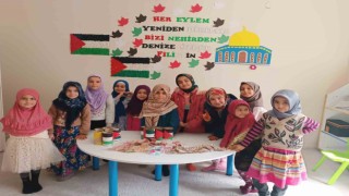 Mardinli çocuklarından Gazzeye anlamlı destek