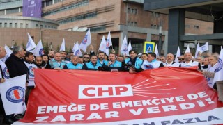 Memur-Senden CHPye siyah çelenk