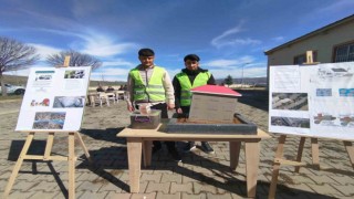 Meslek lisesi öğrencileri, deprem gerçeğine dikkat çekti