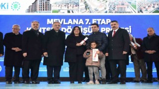 Mevlanada anahtarlar teslim edildi