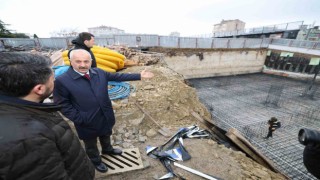 Modern projede ilk beton atıldı