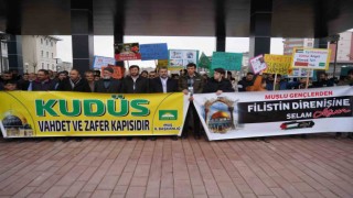 Muşlular Gazzeye destek için yürüdü