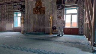 Odunpazarı Belediyesi merkezdeki ve kırsal mahallelerdeki camileri dezenfekte etti