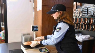 Osmangazi zabıtasından pide gramajı denetimi