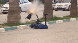 Osmaniyede kontrollü patlatılan çanta boş çıktı