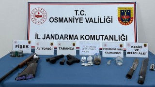 Osmaniye'de Uyuşturucu ve Silah Operasyonu