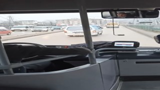 Otobüs şoförünün kadınlar günü kutlaması sosyal medyada viral oldu