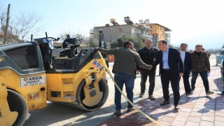 Pamukkalede 15 sokak ve 2 caddedeki çalışmalar sona yaklaştı