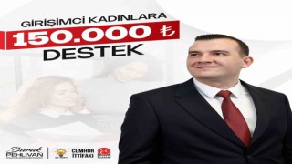 Pehlivandan kadınlara 150 bin lira hibe desteği