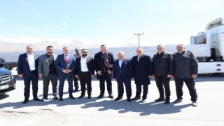 Pınarbaşında Cumhur İttifakından tarihi konvoy