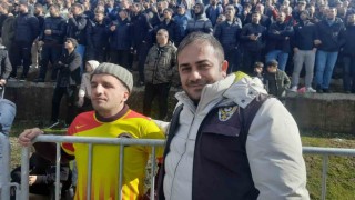 Polis memuru, görme engelli gence maçı anbean anlattı