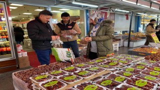 Ramazanın vazgeçilmezi hurma tezgahlarda yerini aldı