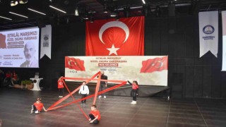 Şahinbeyli Öğrenciler İstiklal Marşını en güzel okumak için yarıştı