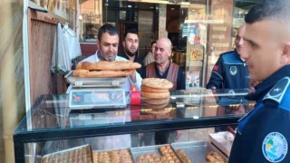 Salihli zabıtasından fırınlara gramaj denetimi