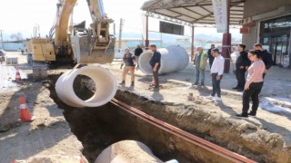 Salihlide 13 milyon TLlik altyapı yatırımında sona gelindi