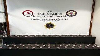 Samsunda 2 kişi 4 bin 421 adet sentetik ecza ile yakalandı