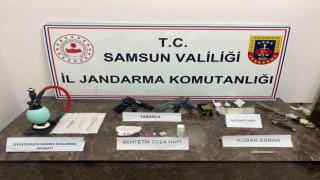 Samsunda jandarmadan uyuşturucu operasyonu