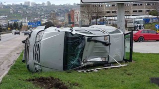 Samsunda trafik kazası: 2 yaralı