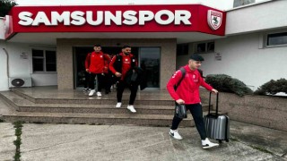 Samsunspor, Hatayspor maçı için Mersine gitti