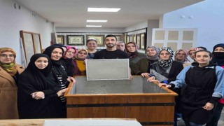 Sanat eserleri için kağıt ürettiler