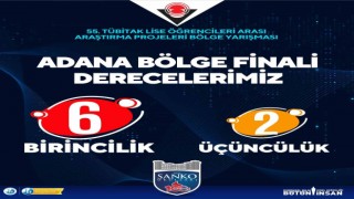 SANKO Okulları Bölge Finalinden altı birincilikle döndü