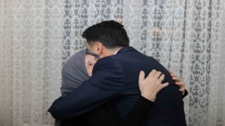 Şehit ailesini yalnız bırakmıyor