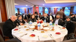 Şehit yakınları ve gaziler iftar sofrasında buluştu