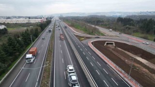 Stadyum bağlantı yolunda tamamlanan kısımlar trafiğe açıldı