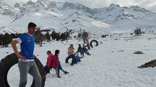 Survivor parkuru hazırlayan çocuklardan renkli görüntüler