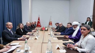 TBMM Başkanı Kurtulmuş, Cezayir Ulusal Halk Meclisi Başkanı Boughali ile görüştü