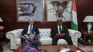 TBMM Başkanı Kurtulmuş, Fildişi Sahili Başbakanı Mambe ile görüştü