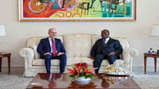 TBMM Başkanı Kurtulmuş, Fildişi Sahili Devlet Başkanı Outtara ile görüştü