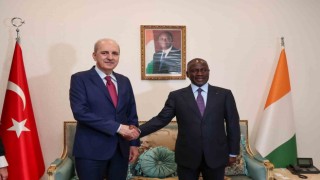 TBMM Başkanı Kurtulmuş, Fildişi Sahili Ulusal Meclis Başkanı Bictogo ile görüştü